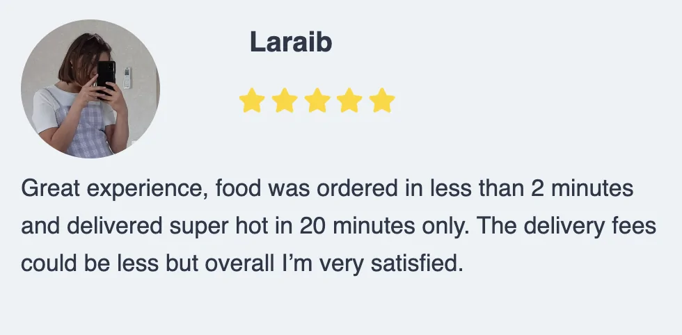 Al Baik Customer review